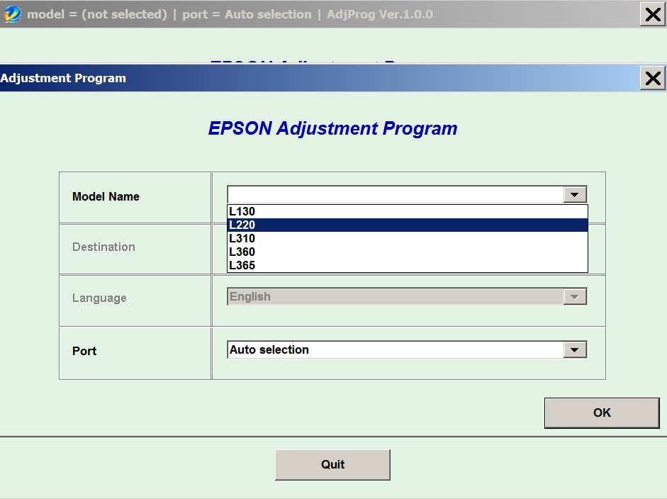 Epson l220 adjustment program free download rarest
